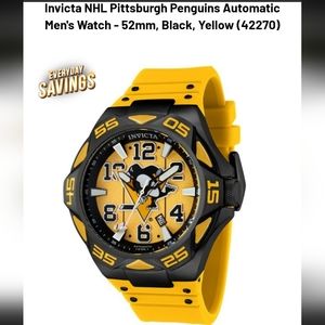 Invicta NHL Pittsburgh Penguins Automatic Men's watch 52mm (42270)